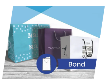 Bolsas impresas de papel Bond